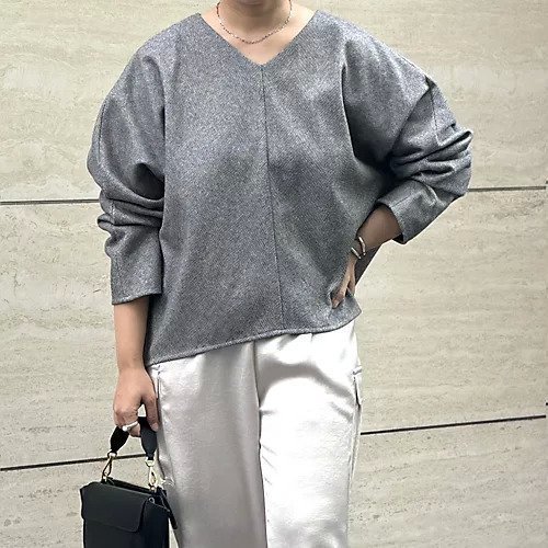 【スリー ドッツ/three dots】のコクーンプルオーバー 人気、トレンドファッション・服の通販 founy(ファニー) 　ファッション　Fashion　レディースファッション　WOMEN　トップス・カットソー　Tops/Tshirt　プルオーバー　Pullover　クール　Cool　ジャージー　Jersey　スニーカー　Sneakers　セットアップ　Set Up　バランス　Balance　フェミニン　Feminine　リラックス　Relax　今季　This Season　洗える　Washable　other-2|ID: prp329100004571758 ipo3291000000032349959