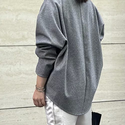 【スリー ドッツ/three dots】のコクーンプルオーバー 人気、トレンドファッション・服の通販 founy(ファニー) 　ファッション　Fashion　レディースファッション　WOMEN　トップス・カットソー　Tops/Tshirt　プルオーバー　Pullover　クール　Cool　ジャージー　Jersey　スニーカー　Sneakers　セットアップ　Set Up　バランス　Balance　フェミニン　Feminine　リラックス　Relax　今季　This Season　洗える　Washable　other-3|ID: prp329100004571758 ipo3291000000032349960