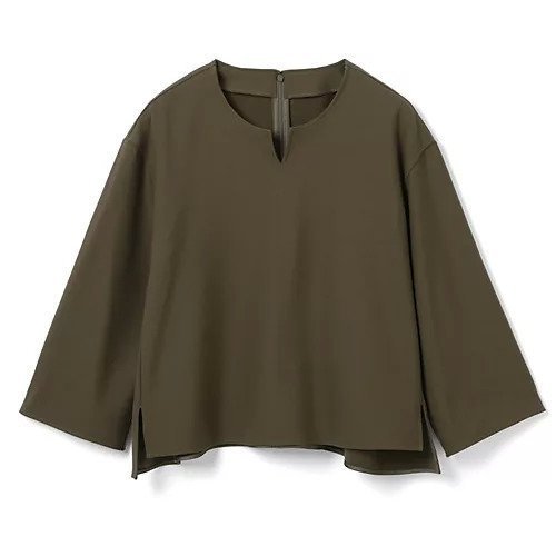 【エムセブンデイズ フォー オフィス/M7days for Office】のキーネックトップス インテリア・キッズ・メンズ・レディースファッション・服の通販 founy(ファニー) https://founy.com/ ファッション Fashion レディースファッション Ladies' Fashion Online トップス・カットソー Tops/Tshirt コンパクト Compact 洗える Washable |ID: prp329100004571773 ipo3291000000032630262