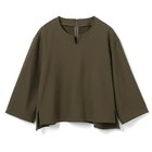 【エムセブンデイズ フォー オフィス/M7days for Office】のキーネックトップス カーキ|ID: prp329100004571773 ipo3291000000032630263