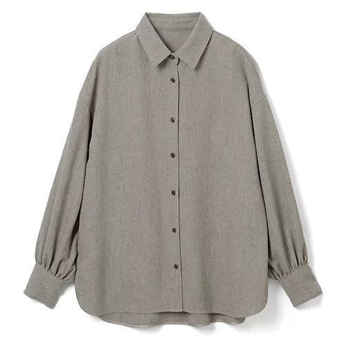 【エムセブンデイズ/M7days】のボリューム袖ブラウス インテリア・キッズ・メンズ・レディースファッション・服の通販 founy(ファニー) 　ファッション　Fashion　レディースファッション　WOMEN　トップス・カットソー　Tops/Tshirt　シャツ/ブラウス　Shirts/Blouses　カフス　Cuffs　ギャザー　Gather　シンプル　Simple　タートル　Turtle　冬　Winter　洗える　Washable　ベージュ|ID: prp329100004571783 ipo3291000000032350129