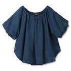 【エクラ/eclat】のリネンオフショルダーブラウス 人気、トレンドファッション・服の通販 founy(ファニー) ファッション Fashion レディースファッション Fashion for Women トップス・カットソー Cut & Sew Tops シャツ・ブラウス・オフィスカジュアル Elegant Blouses & Button-Ups バランス Balance, Style Balance ラウンド Round, Round Neck 別注 Limited Edition, Custom Order 洗える Machine Washable thumbnail ブルー|ID: prp329100004571788 ipo3291000000034953353