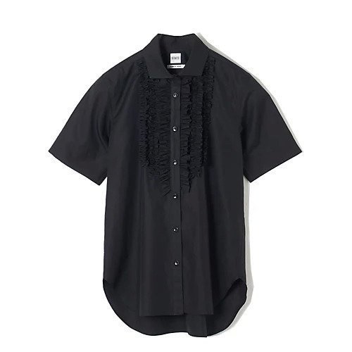 【エクラ/eclat】のフリルドレスシャツ インテリア・キッズ・メンズ・レディースファッション・服の通販 founy(ファニー) https://founy.com/ ファッション Fashion レディースファッション WOMEN トップス・カットソー Tops/Tshirt シャツ/ブラウス Shirts/Blouses ワンピース Dress ドレス Party Dresses ショート Short スリーブ Sleeve ドレス Dress フリル Frills フロント Front メンズ Mens ラウンド Round 別注 Special Order 定番 Standard 洗える Washable |ID: prp329100004571790 ipo3291000000032350242