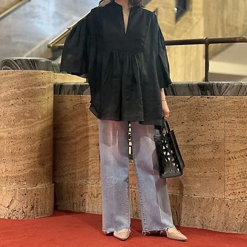 【エクラ/eclat】のシアーラミーブラウス 人気、トレンドファッション・服の通販 founy(ファニー) 　ファッション　Fashion　レディースファッション　Fashion for Women　トップス・カットソー　Cut & Sew Tops　シャツ・ブラウス・オフィスカジュアル　Elegant Blouses & Button-Ups　ギャザー　Gathered, Ruffled　ショルダー　Shoulder, Shoulder Strap　スリット　Slit, Slit Detail　ドロップ　Drop Shoulder, Dropped Style　フレア　Flare, Flared　フロント　Front, Front Design　ヨーク　Yoke, Yoke Design　エレガント 上品　Elegant　別注　Limited Edition, Custom Order　夏　Summer　other-2|ID: prp329100004571792 ipo3291000000033842365
