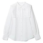 【スアデオ/suadeo】の【衿取り外し可】T/Cブロード2WAY刺繍ブラウス 人気、トレンドファッション・服の通販 founy(ファニー) ファッション Fashion レディースファッション Fashion for Women トップス・カットソー Cut & Sew Tops シャツ・ブラウス・オフィスカジュアル Elegant Blouses & Button-Ups バランス Balance, Style Balance ビッグ Big, Oversized ブロード Broadcloth, Fine Cotton レース Lace, Lace Fabric 洗える Machine Washable thumbnail ホワイト|ID: prp329100004571795 ipo3291000000034953200