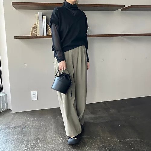 【トゥエルブクローゼット/12closet】の【洗える】前後で着られるニットベスト シアータートルセット 人気、トレンドファッション・服の通販 founy(ファニー) 　ファッション　Fashion　レディースファッション　Ladies' Fashion Online　アウター　Coat Outerwear　トップス・カットソー　Tops/Tshirt　ニット　Knit Tops　ベスト/ジレ　Gilets/Vests　インナー　Inner　タートル　Turtle　ベスト　Vest　春　Spring　洗える　Washable　other-3|ID: prp329100004571799 ipo3291000000032630786