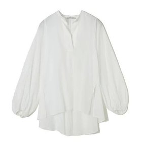 【ドメル/DOMELLE】 ギャザースリーブシャツ人気、トレンドファッション・服の通販 founy(ファニー) ファッション Fashion レディースファッション Fashion for Women トップス・カットソー Cut & Sew Tops シャツ・ブラウス・オフィスカジュアル Elegant Blouses & Button-Ups スキッパー Skipper, Open Collar タフタ Taffeta, Structured Fabric フェミニン Feminine, Girly エレガント 上品 Elegant 洗える Machine Washable |ID:prp329100004571802