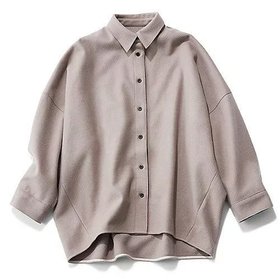 【トゥエルブクローゼット/12closet】の【洗える】コクーンシャツジャケット 人気、トレンドファッション・服の通販 founy(ファニー) ファッション Fashion レディースファッション Fashion for Women アウター Coat / Outerwear Collection レディースジャケット・軽アウター Jackets カフス Cuff Design コクーン Cocoon, Cocoon Silhouette ショルダー Shoulder, Shoulder Strap ドロップ Drop Shoulder, Dropped Style リラックス Relax, Relaxed Fit 洗える Machine Washable |ID:prp329100004571803