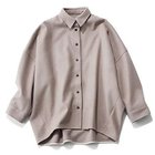 【トゥエルブクローゼット/12closet】の【洗える】コクーンシャツジャケット モカ|ID: prp329100004571803 ipo3291000000032630821