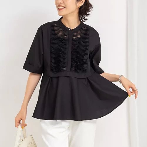 【ノーリーズ/NOLLEY'S】のフリルブラウス インテリア・キッズ・メンズ・レディースファッション・服の通販 founy(ファニー) https://founy.com/ ファッション Fashion レディースファッション WOMEN トップス・カットソー Tops/Tshirt シャツ/ブラウス Shirts/Blouses 2025年 2025 2025春夏・S/S Ss,Spring/Summer,2025 デニム Denim フリル Frills フロント Front ペプラム Peplum エレガント 上品 Elegant |ID: prp329100004571805 ipo3291000000032350474