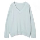 【エムセブンデイズ/M7days】のゆるVネックニット ミント|ID: prp329100004571809 ipo3291000000032630986