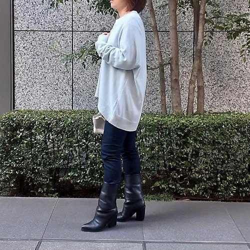 【エムセブンデイズ/M7days】のゆるVネックニット 人気、トレンドファッション・服の通販 founy(ファニー) 　ファッション　Fashion　レディースファッション　Ladies' Fashion Online　トップス・カットソー　Tops/Tshirt　ニット　Knit Tops　Vネック　V-Neck　シンプル　Simple　デコルテ　Decolletage　洗える　Washable　other-3|ID: prp329100004571809 ipo3291000000032630993