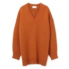 【クラネ/CLANE】のOVER V NECK KNIT TOPS 人気、トレンドファッション・服の通販 founy(ファニー) ファッション Fashion レディースファッション WOMEN トップス・カットソー Tops/Tshirt ニット Knit Tops タートルネック Turtleneck 今季 This Season thumbnail ORANGE|ID: prp329100004571814 ipo3291000000032350584