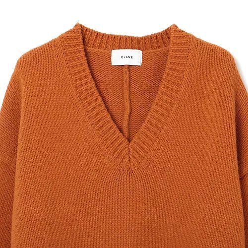 【クラネ/CLANE】のOVER V NECK KNIT TOPS 人気、トレンドファッション・服の通販 founy(ファニー) 　ファッション　Fashion　レディースファッション　WOMEN　トップス・カットソー　Tops/Tshirt　ニット　Knit Tops　タートルネック　Turtleneck　今季　This Season　other-3|ID: prp329100004571814 ipo3291000000032350587