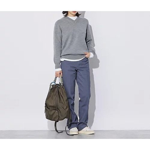【スローン/SLOANE】の12G天竺 ダブルフェイス Vネック 人気、トレンドファッション・服の通販 founy(ファニー) 　ファッション　Fashion　レディースファッション　Ladies' Fashion Online　トップス・カットソー　Tops/Tshirt　Vネック　V-Neck　ダブル　Double　フェイス　Face　フォルム　Form　定番　Standard　洗える　Washable　other-3|ID: prp329100004571816 ipo3291000000032631061