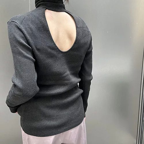【ラシュモン/Lachement】のバックホールリブタートル 人気、トレンドファッション・服の通販 founy(ファニー) 　ファッション　Fashion　レディースファッション　Fashion for Women　バッグ　Bags　タートル　Turtleneck, Turtle Collar　ベーシック　Basic, Essential　other-3|ID: prp329100004571820 ipo3291000000034953808