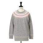 【スアデオ/suadeo】の【洗える】カシミヤ100%ノルディック柄プルオーバー ピンク|ID: prp329100004571828 ipo3291000000032631246