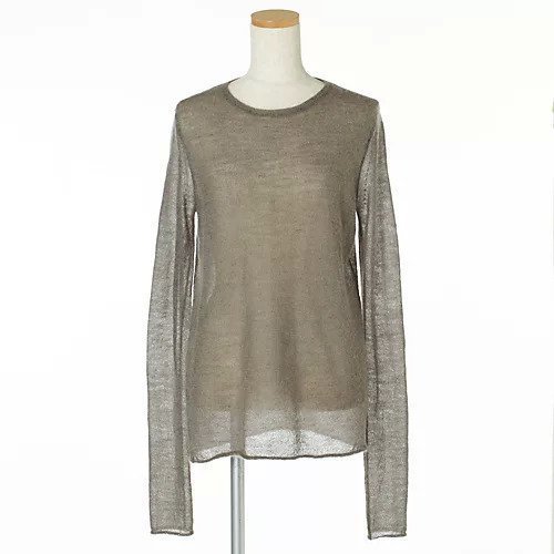 【ブリル/BRILL】のシアーニットプルオーバー 人気、トレンドファッション・服の通販 founy(ファニー) 　ファッション　Fashion　レディースファッション　Ladies' Fashion Online　トップス・カットソー　Tops/Tshirt　ニット　Knit Tops　プルオーバー　Pullover　シンプル　Simple　スリーブ　Sleeve　モヘア　Mohair　エレガント 上品　Elegant　other-3|ID: prp329100004571831 ipo3291000000032631285