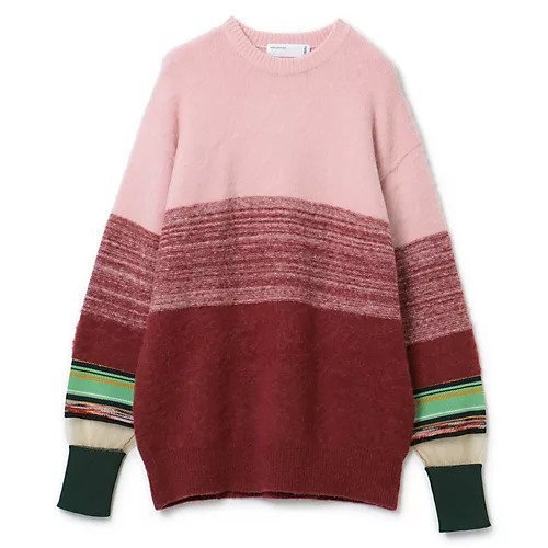 【トーガ/TOGA】のBorder knit pullover インテリア・キッズ・メンズ・レディースファッション・服の通販 founy(ファニー) https://founy.com/ ファッション Fashion レディースファッション Fashion for Women トップス・カットソー Cut & Sew Tops ニット Knit Tops & Sweaters カジュアルプルオーバー・ニットトップス Pullovers & Knit Tops / Casual Pullovers 2023年 2023 2023-2024秋冬・A/W Autumn/Winter 2023–24 AW23–24 グラデーション Gradient, Ombre シアー Sheer, See-Through 定番 Standard, Basic Item |ID: prp329100004571832 ipo3291000000033512145