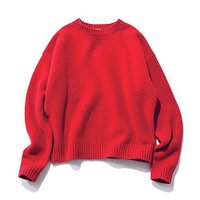 【トゥエルブクローゼット/12closet】の【石上美津江さんコラボ】【洗える】クルーネックニット 人気、トレンドファッション・服の通販 founy(ファニー) ファッション Fashion レディースファッション Fashion for Women トップス・カットソー Cut & Sew Tops ニット Knit Tops & Sweaters オレンジ Orange コラボ Collaboration, Collab ボックス Boxy, Box Shape 冬 Winter / This Winter 洗える Machine Washable |ID:prp329100004571834