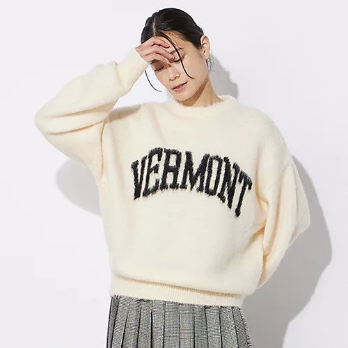 【レミレリーフ/REMI RELIEF】の起毛ニットクルー(VERMONT) インテリア・キッズ・メンズ・レディースファッション・服の通販 founy(ファニー) 　ファッション　Fashion　レディースファッション　WOMEN　トップス・カットソー　Tops/Tshirt　ニット　Knit Tops　セーター　Sweater　モヘア　Mohair　リラックス　Relax　OFF|ID: prp329100004571836 ipo3291000000032350829