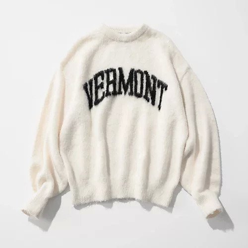 【レミレリーフ/REMI RELIEF】の起毛ニットクルー(VERMONT) 人気、トレンドファッション・服の通販 founy(ファニー) 　ファッション　Fashion　レディースファッション　Fashion for Women　トップス・カットソー　Cut & Sew Tops　ニット　Knit Tops & Sweaters　セーター　Sweater, Knitwear　リラックス　Relax, Relaxed Fit　other-2|ID: prp329100004571836 ipo3291000000034617373