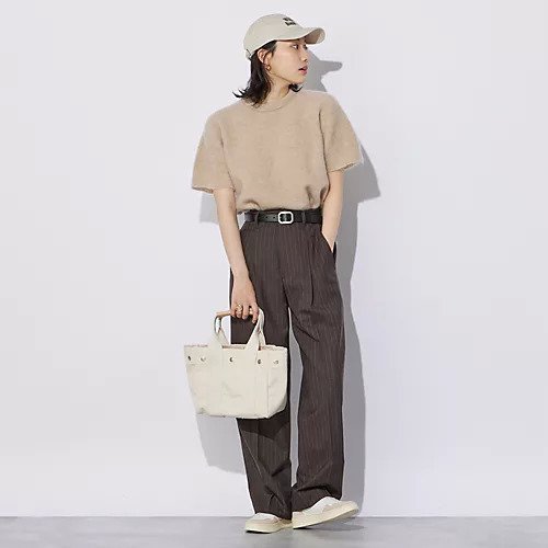 【アンフィル/unfil】のstretch superkid mohair short-sleeve sweater 人気、トレンドファッション・服の通販 founy(ファニー) 　ファッション　Fashion　レディースファッション　WOMEN　トップス・カットソー　Tops/Tshirt　パーカ　Sweats　スウェット　Sweat　おすすめ　Recommend　イタリア　Italy　カーディガン　Cardigan　ショート　Short　ストレッチ　Stretch　ベスト　Vest　モヘア　Mohair　ロング　Long　半袖　Short Sleeve　定番　Standard　長袖　Long Sleeve　other-3|ID: prp329100004571838 ipo3291000000032364378
