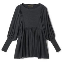 【カレンソロジー/Curensology】のギャザーニットプルオーバー 人気、トレンドファッション・服の通販 founy(ファニー) ファッション Fashion レディースファッション Fashion for Women トップス・カットソー Cut & Sew Tops ニット Knit Tops & Sweaters カジュアルプルオーバー・ニットトップス Pullovers & Knit Tops / Casual Pullovers ギャザー Gathered, Ruffled 冬 Winter / This Winter |ID:prp329100004571843