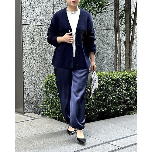 【プルミエ アロンディスモン/1er Arrondissement】の【Marisol別注】レース使い畦カーディガン 人気、トレンドファッション・服の通販 founy(ファニー) 　ファッション　Fashion　レディースファッション　WOMEN　トップス・カットソー　Tops/Tshirt　カーディガン　Cardigans　カーディガン　Cardigan　リラックス　Relax　レース　Race　人気　Popularity　別注　Special Order　畦　Ridge　other-3|ID: prp329100004571855 ipo3291000000032351012