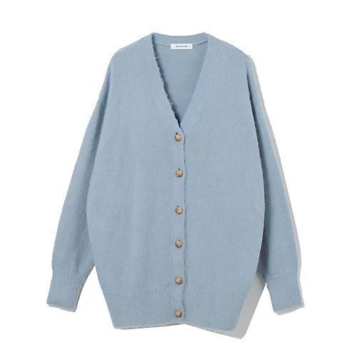 【イーバイエクラ/E by eclat】のモヘア混ロングカーディガン インテリア・キッズ・メンズ・レディースファッション・服の通販 founy(ファニー) 　ファッション　Fashion　レディースファッション　Ladies' Fashion Online　トップス・カットソー　Tops/Tshirt　カーディガン　Cardigans　インナー　Inner　カーディガン　Cardigan　タートルネック　Turtleneck　バランス　Balance　モヘア　Mohair　ロング　Long　サックスブルー|ID: prp329100004571858 ipo3291000000032631568