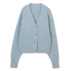 【エムセブンデイズ/M7days】の【徳原文子さんコラボ】Vネックショート丈カーディガン サックスブルー|ID: prp329100004571864 ipo3291000000032631660