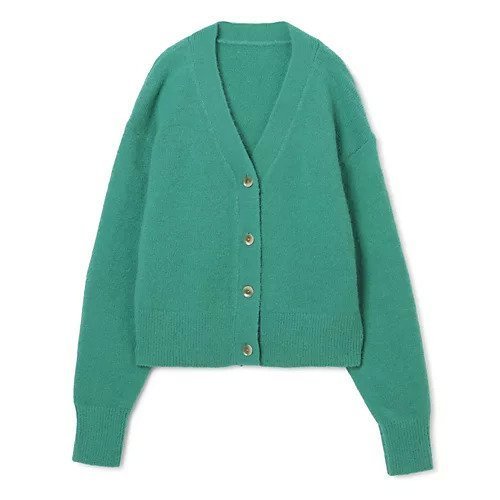 【エムセブンデイズ/M7days】の【コラボ】Vネックショート丈カーディガン インテリア・キッズ・メンズ・レディースファッション・服の通販 founy(ファニー) 　ファッション　Fashion　レディースファッション　Fashion for Women　トップス・カットソー　Cut & Sew Tops　カーディガン・羽織り　Layered Style Cardigans　Vネックトップス　V-Neck Tops / V-Cut Neckline Shirts　カーディガン　Cardigan, Knitwear　コラボ　Collaboration, Collab　ショート　Short, Short Length　トレンド　Trend, Trending Now　ループ　Loop, Loop Knit　A/W・秋冬　Autumn/Winter　ライトグリーン|ID: prp329100004571864 ipo3291000000034954450