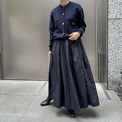 【ドメル/DOMELLE】のクルーネックカーディガン 人気、トレンドファッション・服の通販 founy(ファニー) 　ファッション　Fashion　レディースファッション　Ladies' Fashion Online　トップス・カットソー　Tops/Tshirt　カーディガン　Cardigans　カーディガン　Cardigan　ジャケット　Jacket　ポケット　Pocket　メタル　Metal　モダン　Modern　エレガント 上品　Elegant　other-2|ID: prp329100004571865 ipo3291000000032631693