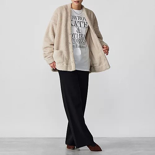 【レミレリーフ/REMI RELIEF】のシャギーフリースカーデ 人気、トレンドファッション・服の通販 founy(ファニー) 　ファッション　Fashion　レディースファッション　Fashion for Women　カーディガン　Cardigan, Knitwear　別注　Limited Edition, Custom Order　洗える　Machine Washable　other-2|ID: prp329100004571866 ipo3291000000034617585