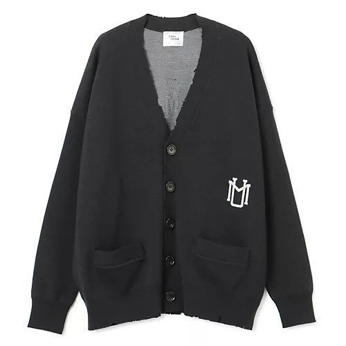 【セント ジョンズ サードクラブ/ST.JOHNS 3RD CLUB】の【竹下玲奈さん別注】カレッジカーディガン インテリア・キッズ・メンズ・レディースファッション・服の通販 founy(ファニー) ファッションモデル・俳優・女優 Models 女性 Women 竹下玲奈 Takeshita Rena ファッション Fashion レディースファッション Fashion for Women トップス・カットソー Cut & Sew Tops カーディガン・羽織り Layered Style Cardigans カーディガン Cardigan, Knitwear ダメージ Distressed, Destroyed 別注 Limited Edition, Custom Order ダークグレー×オフホワイト|ID: prp329100004571867 ipo3291000000034617596