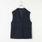 【トゥエルブクローゼット/12closet】の【12classe】ノーカラージレ ネイビー|ID: prp329100004571879 ipo3291000000032631945