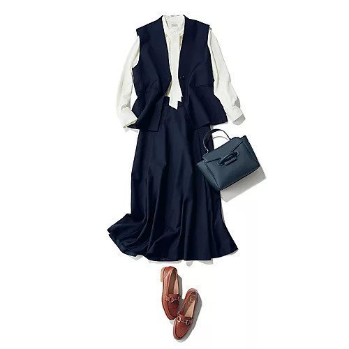 【トゥエルブクローゼット/12closet】の【12classe】ノーカラージレ 人気、トレンドファッション・服の通販 founy(ファニー) 　ファッション　Fashion　レディースファッション　Fashion for Women　アウター　Coat / Outerwear Collection　トップス・カットソー　Cut & Sew Tops　ベスト&ジレ / 重ね着スタイル　Vests & Gilets　カットソー　Cut and Sewn Top　ジャケット　Jacket, Outerwear　ツイル　Twist, Twisted Detail　バランス　Balance, Style Balance　フロント　Front, Front Design　other-2|ID: prp329100004571879 ipo3291000000034954979