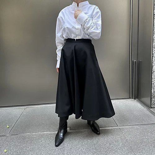 【エムティーモデリスト/mtmodelist】のフレアスカート 人気、トレンドファッション・服の通販 founy(ファニー) 　ファッション　Fashion　レディースファッション　Fashion for Women　スカート　Skirts　Aライン・フレアスカート　A-Line & Flared Skirts　2023年　2023　2023-2024秋冬・A/W　Autumn/Winter 2023–24 AW23–24　パターン　Pattern, Design Print　フォルム　Silhouette, Form　フレア　Flare, Flared　other-2|ID: prp329100004571890 ipo3291000000032632088