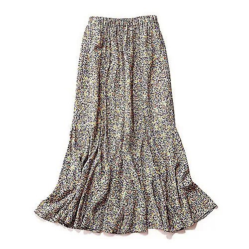 【トゥエルブクローゼット/12closet】の【洗える】裾フレアフラワープリントスカート インテリア・キッズ・メンズ・レディースファッション・服の通販 founy(ファニー) https://founy.com/ ファッション Fashion レディースファッション Ladies' Fashion Online スカート Skirt キュプラ Cupra ギャザー Gather スニーカー Sneakers トレンド Trend フェミニン Feminine フラワー Flower ボトム Bottom マーメイド Mermaid エレガント 上品 Elegant 夏 Summer 楽ちん Easy 洗える Washable 秋 Autumn/Fall A/W・秋冬 Aw・Autumn/Winter・Fw・Fall-Winter |ID: prp329100004571894 ipo3291000000032632101