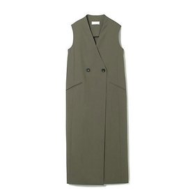 【エクラ/eclat】 麻混2WAYロングジレ人気、トレンドファッション・服の通販 founy(ファニー) ファッション Fashion レディースファッション WOMEN アウター Coat Outerwear トップス・カットソー Tops/Tshirt ベスト/ジレ Gilets/Vests 別注 Special Order 吸水 Water Absorption 夏 Summer 洗える Washable |ID:prp329100004571898