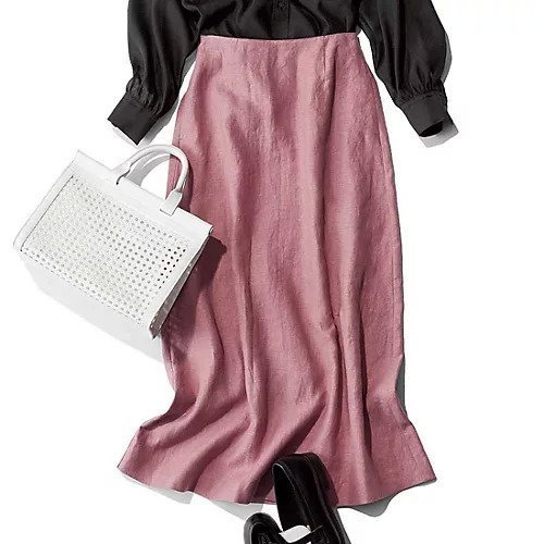 【エムセブンデイズ/M7days】の【コラボ】リネンAラインスカート 人気、トレンドファッション・服の通販 founy(ファニー) 　ファッション　Fashion　レディースファッション　Fashion for Women　スカート　Skirts　Aライン・フレアスカート　A-Line & Flared Skirts　コラボ　Collaboration, Collab　サンダル　Sandals, Summer Shoes　バランス　Balance, Style Balance　フレア　Flare, Flared　リネン　Linen, Linen Fabric　洗える　Machine Washable　other-3|ID: prp329100004571981 ipo3291000000034956114