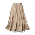 【トゥエルブクローゼット/12closet】のフェイクレザーフレアスカート ベージュ|ID: prp329100004572012 ipo3291000000032632128