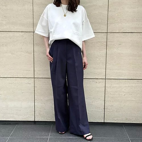 【ハルノブムラタ/HARUNOBUMURATA】のワイドパンツ 人気、トレンドファッション・服の通販 founy(ファニー) 　ファッション　Fashion　レディースファッション　Fashion for Women　パンツ　Pants & Trousers　2024年　2024　2024春夏・S/S　Spring/Summer 2024 SS24　エレガント 上品　Elegant　シンプル　Simple, Minimal　ワイド　Wide, Wide Fit　人気　Popular, Best Seller　定番　Standard, Basic Item　other-2|ID: prp329100004572018 ipo3291000000032632625