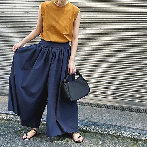 【トゥエルブクローゼット/12closet】の【コラボ】【洗える】スカート見えパンツ 人気、トレンドファッション・服の通販 founy(ファニー) 　ファッション　Fashion　レディースファッション　Ladies' Fashion Online　スカート　Skirt　ギャザー　Gather　コラボ　Collaboration　洗える　Washable　other-3|ID: prp329100004572022 ipo3291000000032632644