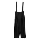【シンメ/SINME】のウールサスペンダーパンツ 人気、トレンドファッション・服の通販 founy(ファニー) ファッション Fashion レディースファッション Fashion for Women パンツ Pants & Trousers サスペンダー Suspenders, Braces シンプル Simple, Minimal ストレート Straight, Straight Cut ラップ Wrap, Wrap Design thumbnail ブラック|ID: prp329100004572024 ipo3291000000034941731