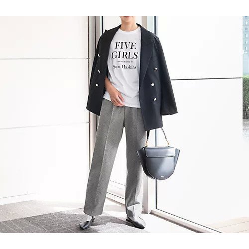【スリー ドッツ/three dots】のタックストレートパンツ 人気、トレンドファッション・服の通販 founy(ファニー) 　ファッション　Fashion　レディースファッション　WOMEN　パンツ　Pants　クール　Cool　ストレッチ　Stretch　スニーカー　Sneakers　セットアップ　Set Up　センター　Center　バランス　Balance　フェミニン　Feminine　リラックス　Relax　今季　This Season　旅行　Travel　洗える　Washable　other-2|ID: prp329100004572025 ipo3291000000032353073