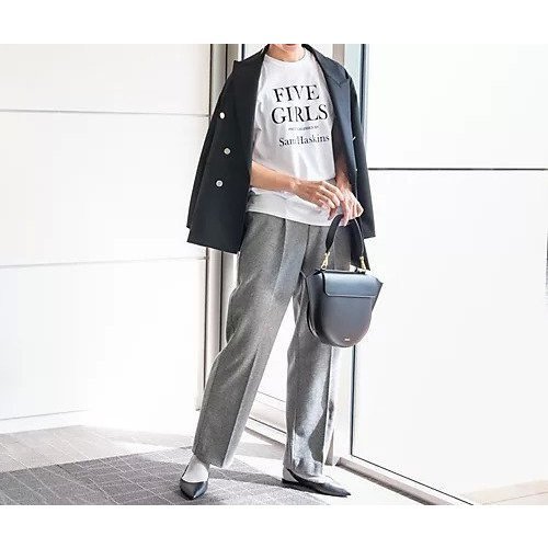【スリー ドッツ/three dots】のタックストレートパンツ 人気、トレンドファッション・服の通販 founy(ファニー) 　ファッション　Fashion　レディースファッション　WOMEN　パンツ　Pants　クール　Cool　ストレッチ　Stretch　スニーカー　Sneakers　セットアップ　Set Up　センター　Center　バランス　Balance　フェミニン　Feminine　リラックス　Relax　今季　This Season　旅行　Travel　洗える　Washable　other-3|ID: prp329100004572025 ipo3291000000032353075
