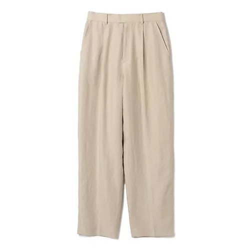 【エムセブンデイズ/M7days】の【徳原文子さんコラボ】リネンセンタープレスパンツ インテリア・キッズ・メンズ・レディースファッション・服の通販 founy(ファニー) 　ファッション　Fashion　レディースファッション　WOMEN　パンツ　Pants　コラボ　Collaboration　セットアップ　Set Up　リネン　Linen　エレガント 上品　Elegant　洗える　Washable　ベージュ|ID: prp329100004572034 ipo3291000000032353194