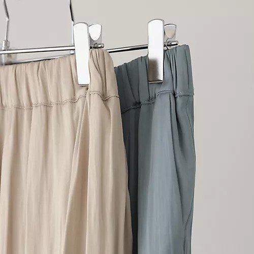 【スアデオ/suadeo】のビンテージサテンギャザーパンツ 人気、トレンドファッション・服の通販 founy(ファニー) 　ファッション　Fashion　レディースファッション　Fashion for Women　パンツ　Pants & Trousers　ギャザー　Gathered, Ruffled　ビンテージ　Vintage, Retro Style　レギュラー　Regular, Standard Fit　ワッシャー　Washer, Crinkled Finish　エレガント 上品　Elegant　春　Spring　洗える　Machine Washable　other-3|ID: prp329100004572076 ipo3291000000034956668