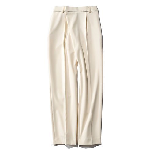 【エムセブンデイズ/M7days】のラップ風テーパードパンツ インテリア・キッズ・メンズ・レディースファッション・服の通販 founy(ファニー) 　ファッション　Fashion　レディースファッション　Fashion for Women　パンツ　Pants & Trousers　エレガント 上品　Elegant　ジャケット　Jacket, Outerwear　ストレッチ　Stretch, Stretchy Fabric　スーツ　Suit, Formalwear　フェミニン　Feminine, Girly　フロント　Front, Front Design　ラップ　Wrap, Wrap Design　アイボリー|ID: prp329100004572078 ipo3291000000034956676